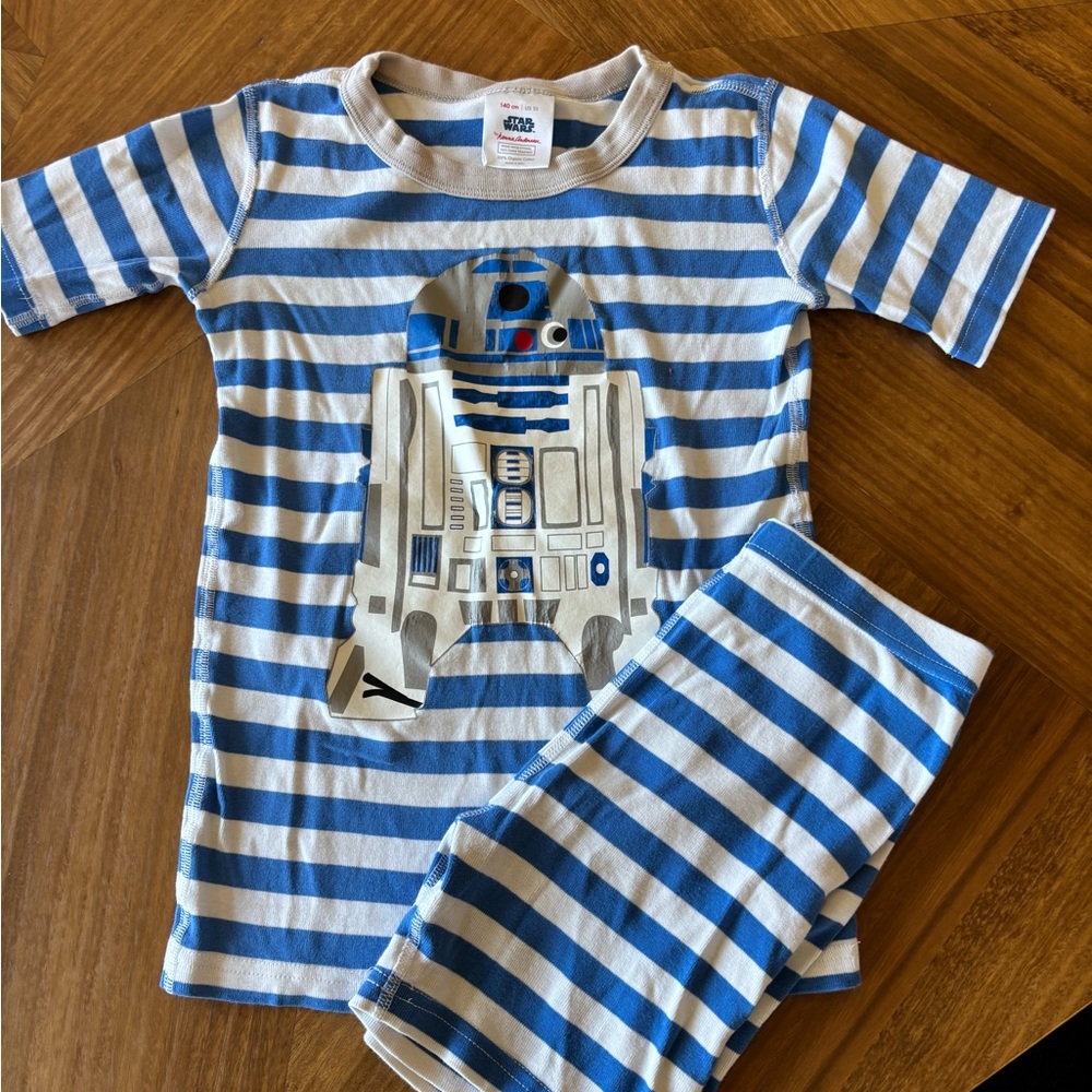 Hanna Andersson Star Wars R2-D2 Pajama Short Set